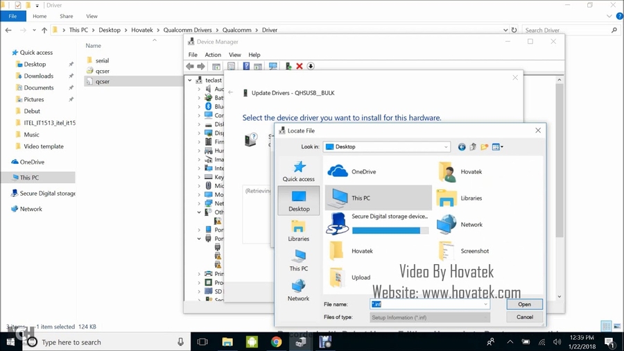 Qhsusb_dload driver manager